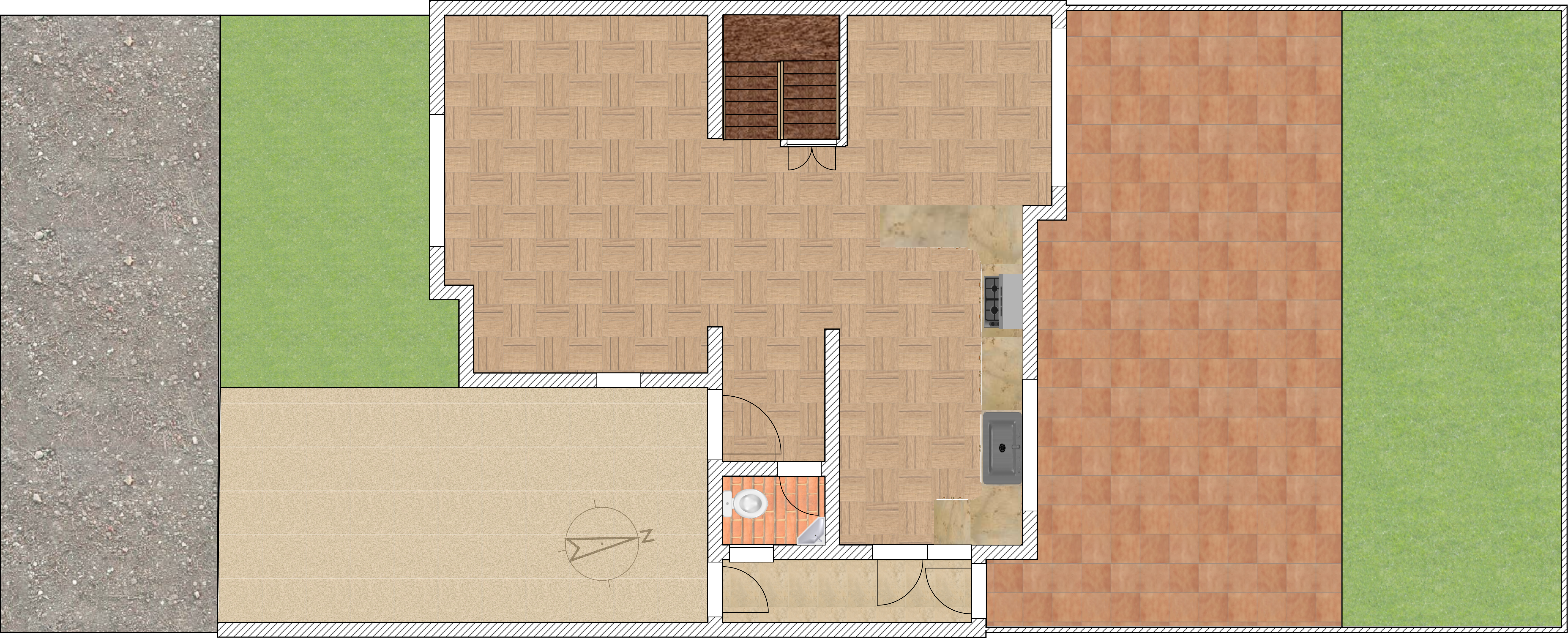 Planos terreno completo (1er piso)